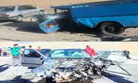 حادثه ترافیکی در محور ملایر _ خنداب یک نفر فوتی و دو نفر مصدوم بر جا گذاشت
